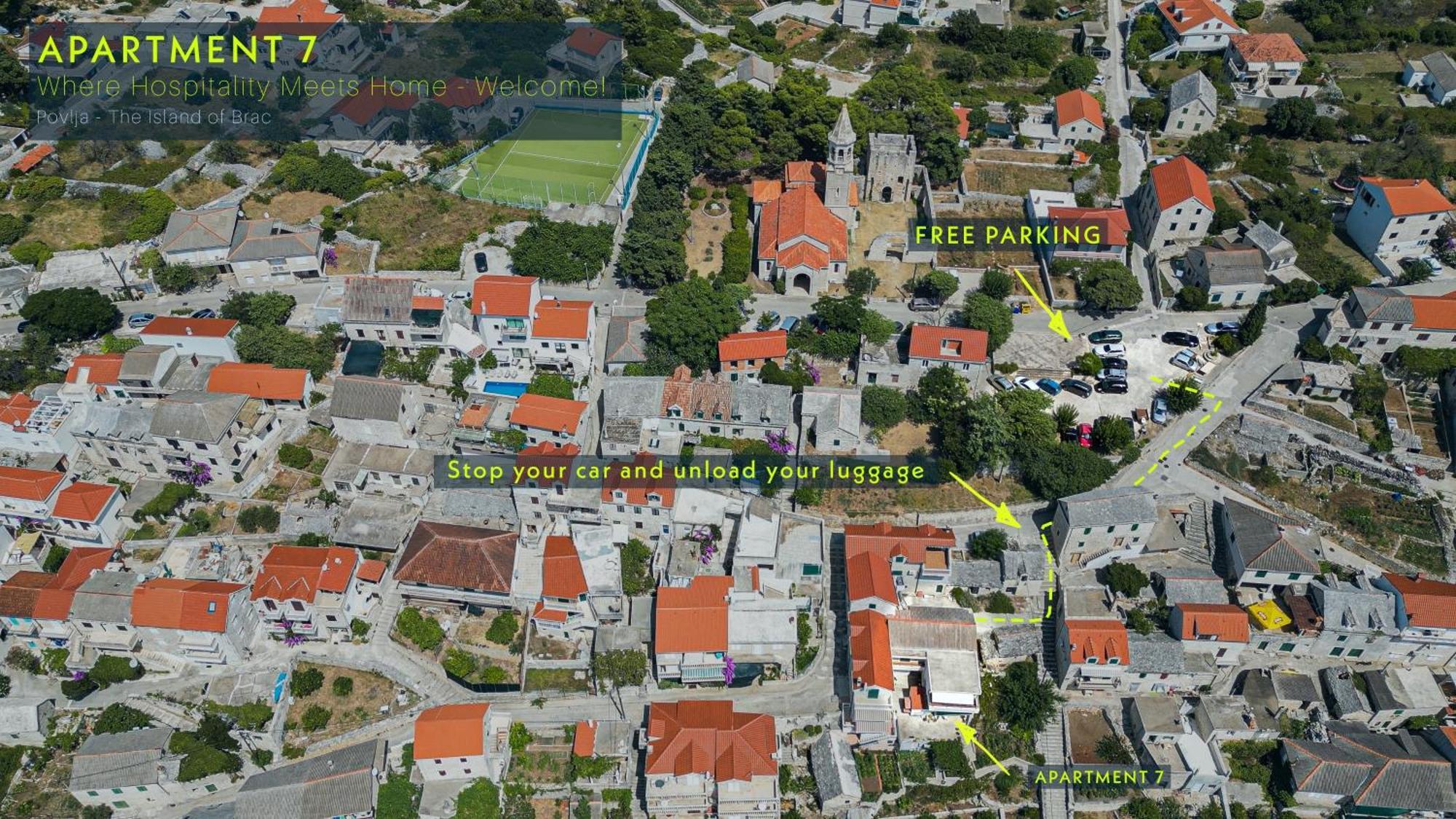 Apartman 7 Povlja  Eksteriør bilde